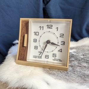 SOLD Cute Vintage Analog Table Alarm Clock